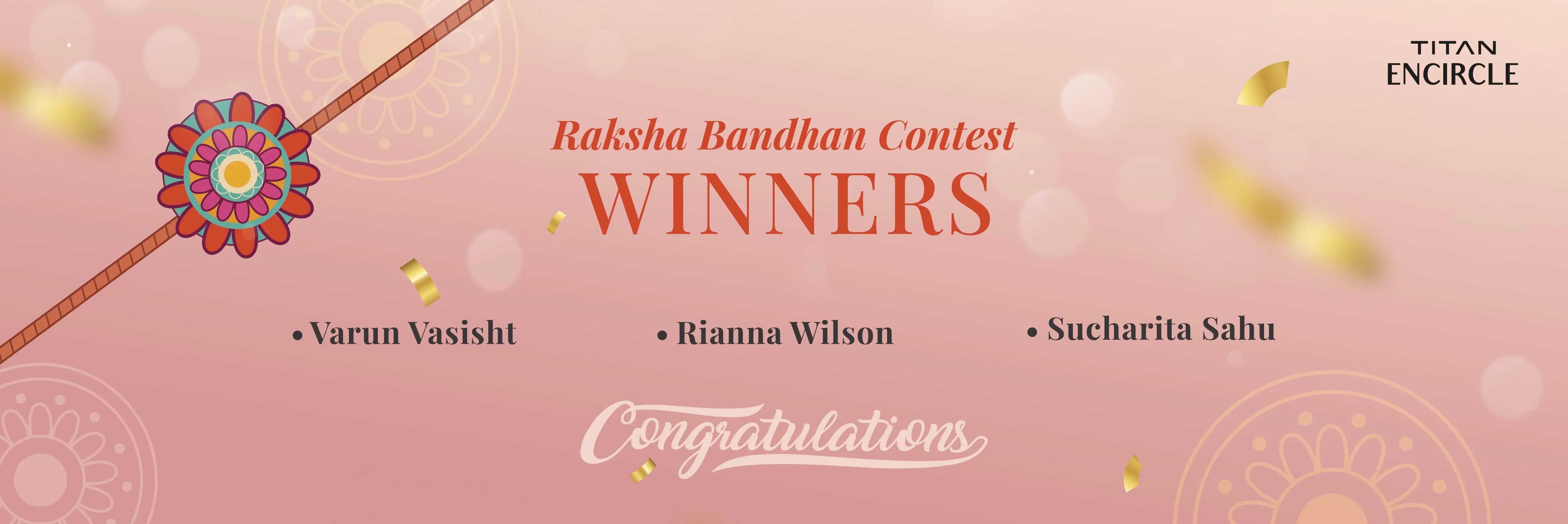 Raksha Bandhan Contest Winners